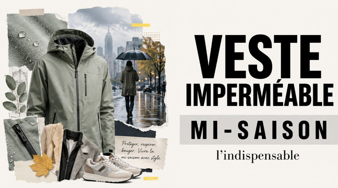 imperméable mi-saison indispensable