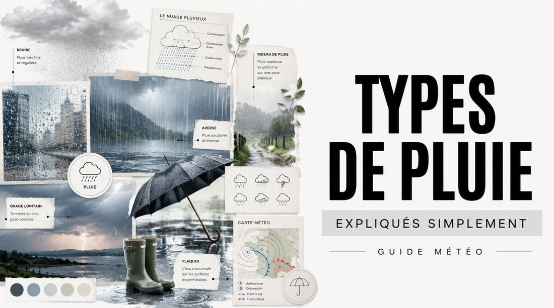 différents types de pluie